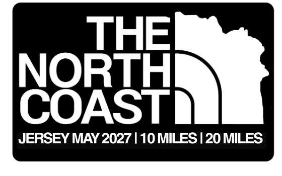 The North Coast Jersey 10-mile and 20-mile race logo