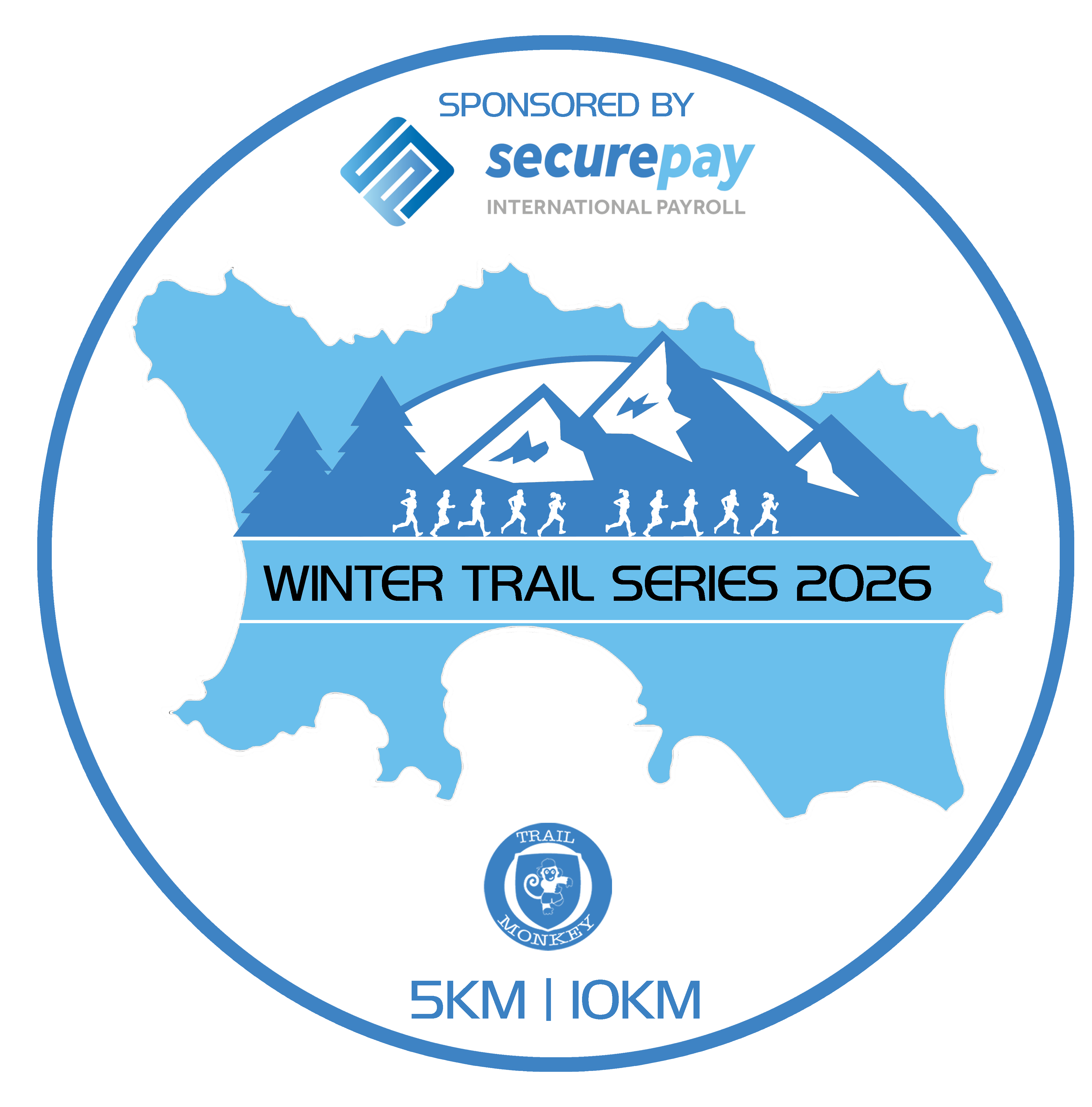 SecurePay Winter Trail Series 2026 logo